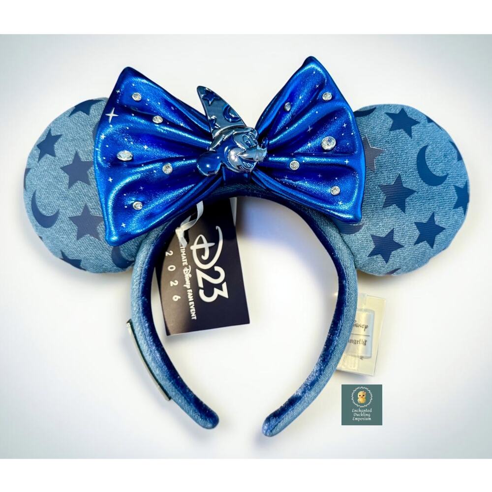Loungefly Disney D23 2026 Sorcerer Mickey Ears Headband NWT